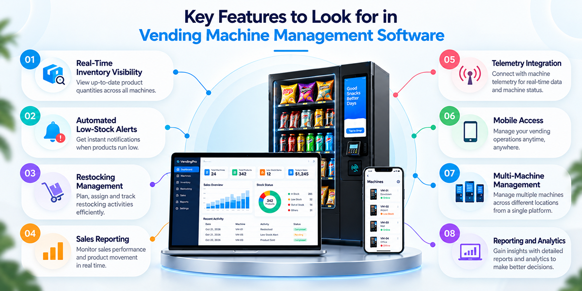 Vending Machine Management Software